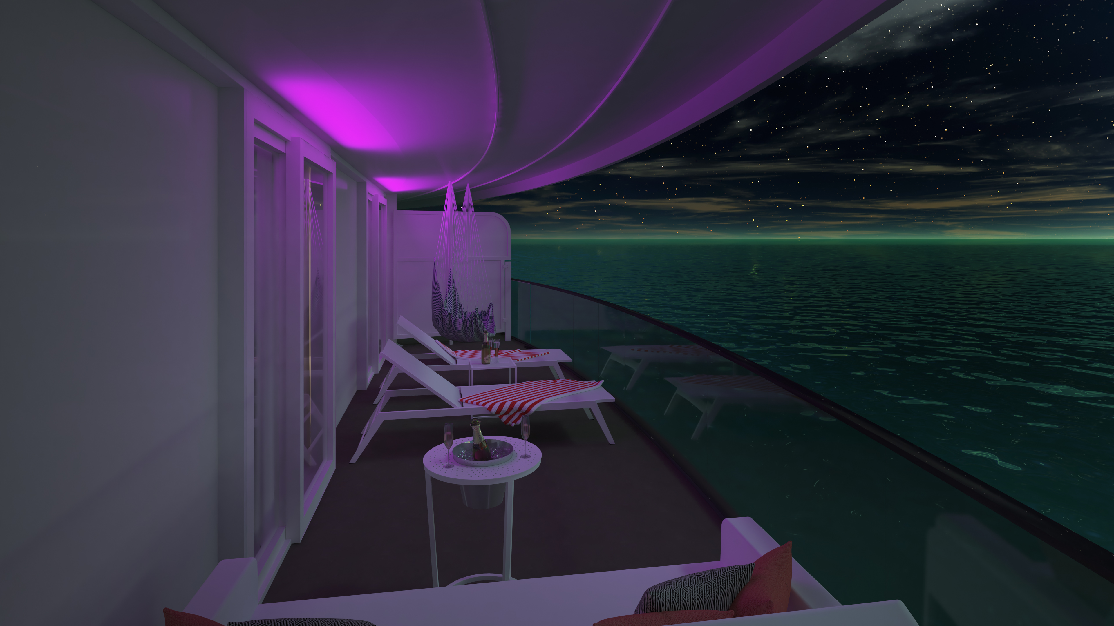 Virgin Voyages Scarlet Lady Accommodation Cheeky Corner Suite _Night_.jpg